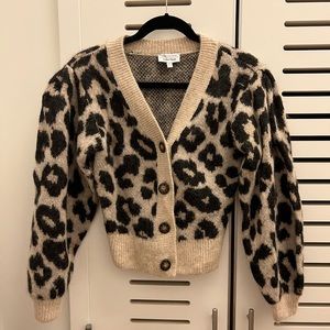 & Other Stories Leopard Cardigan
